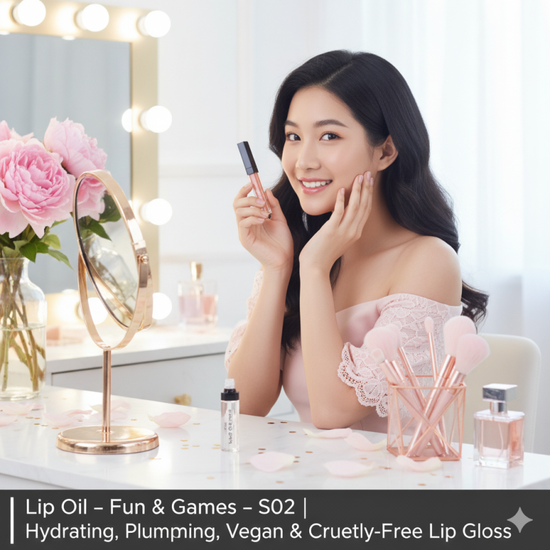 Lip Oil – Fun & Games – S02 | Hydrating, Plumping, Vegan & Cruelty-Free Lip Gloss