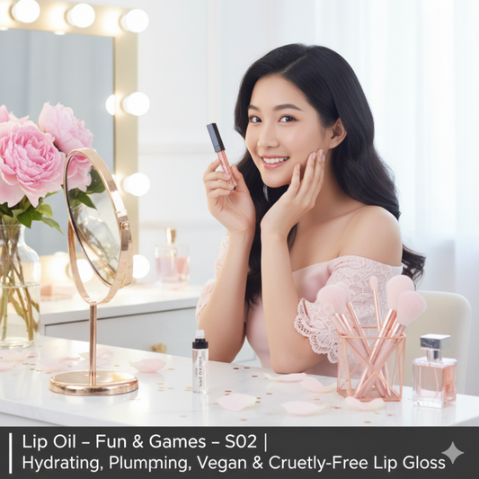 Lip Oil – Fun & Games – S02 | Hydrating, Plumping, Vegan & Cruelty-Free Lip Gloss